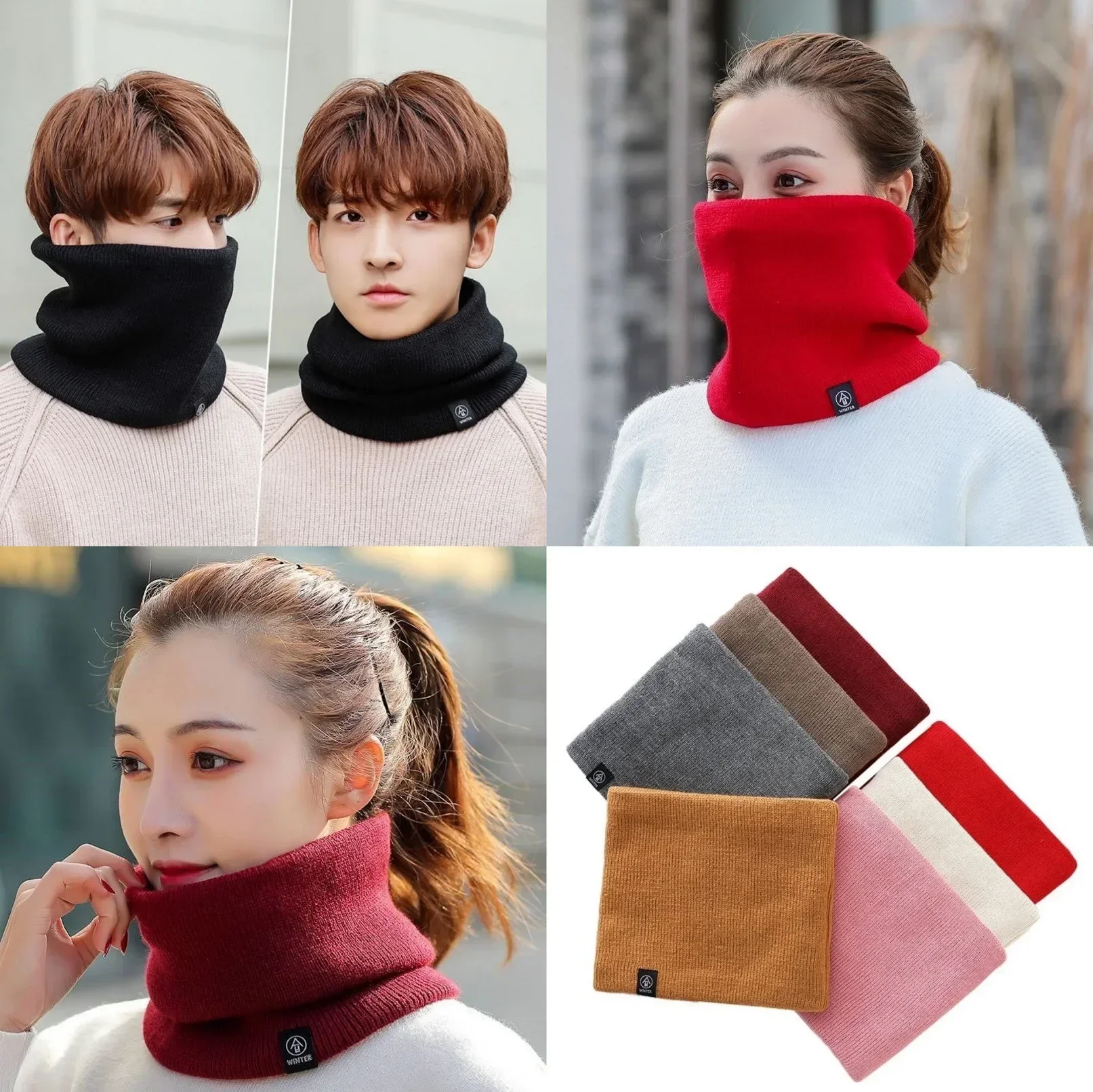 핫세일 패션 부드러운 니트 넥워머, 남녀공용 다기능 페 - Running Gear Sale Men 리뷰 및 가격